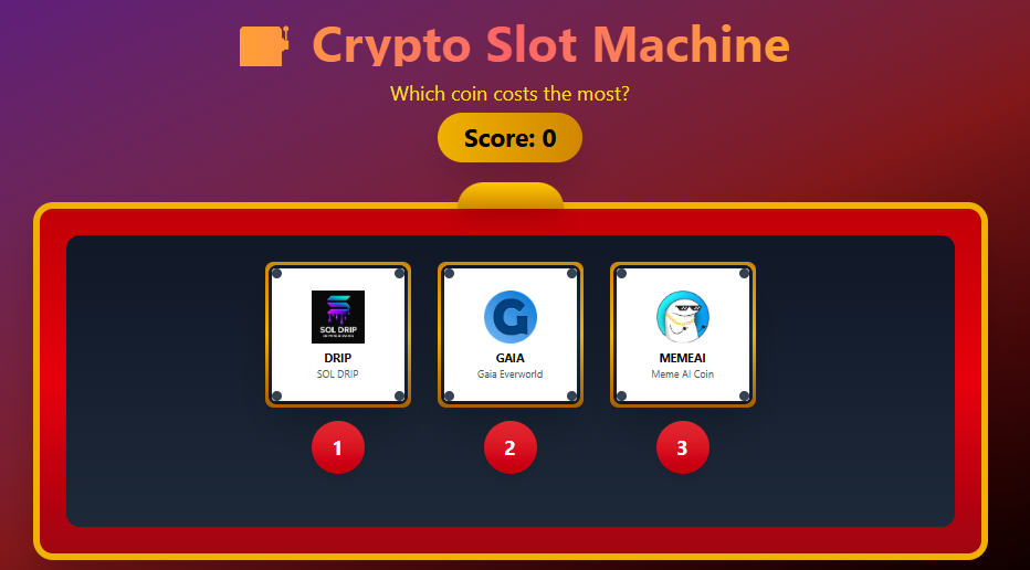 Crypto Game Preview
